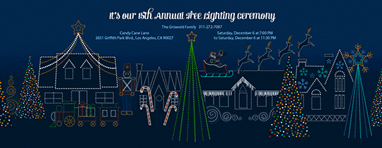 Christmas free online invitations