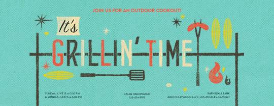 Online Backyard Barbecue - BBQ - Invitations - Evite